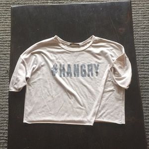 #HANGRY Crop Top Sweatshirt